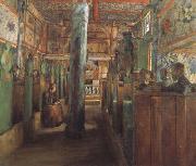 Harriet Backer Uvdal Stave Church (nn02) oil painting reproduction
